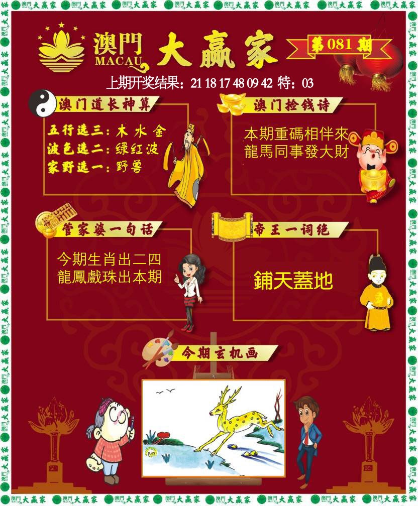 081期大赢家[图]